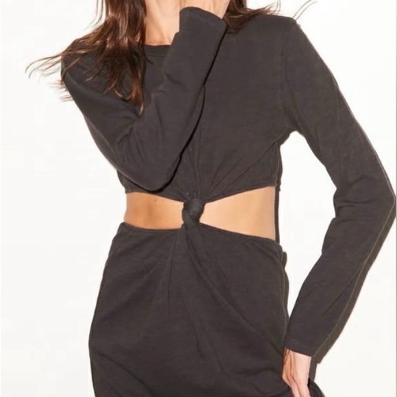 NWT LNA Black Cutout Mini Dress - Picture 1 of 8